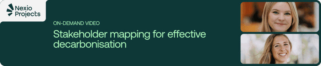Watch our on-demand video on engaging your decarbonisation stakeholders